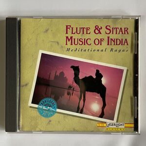 Flute & Sitar Music Of India Meditational Ragas Used CD Compact Disc EX Shape